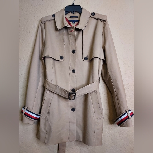 Tommy Hilfiger Women's Trench Coat Size XL